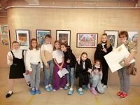 Открытие выставки по итогам Международного конкурса детского творчества «Волгоград. Город, в котором тепло», посвященного Дню города