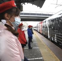 «Поезд Победы» прибыл в Волгоград
