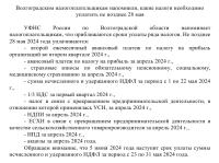 Волгоградским налогоплательщикам напомнили, какие налоги необходимо уплатить не позднее 28 мая